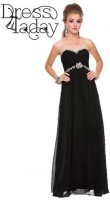 Vestido largo y con escote